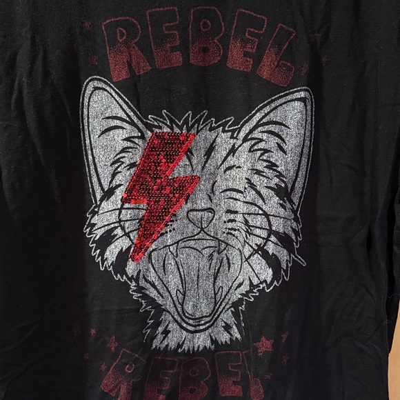 Free People x Vintage Souls Black Graphic Tee - Picture 3 of 4